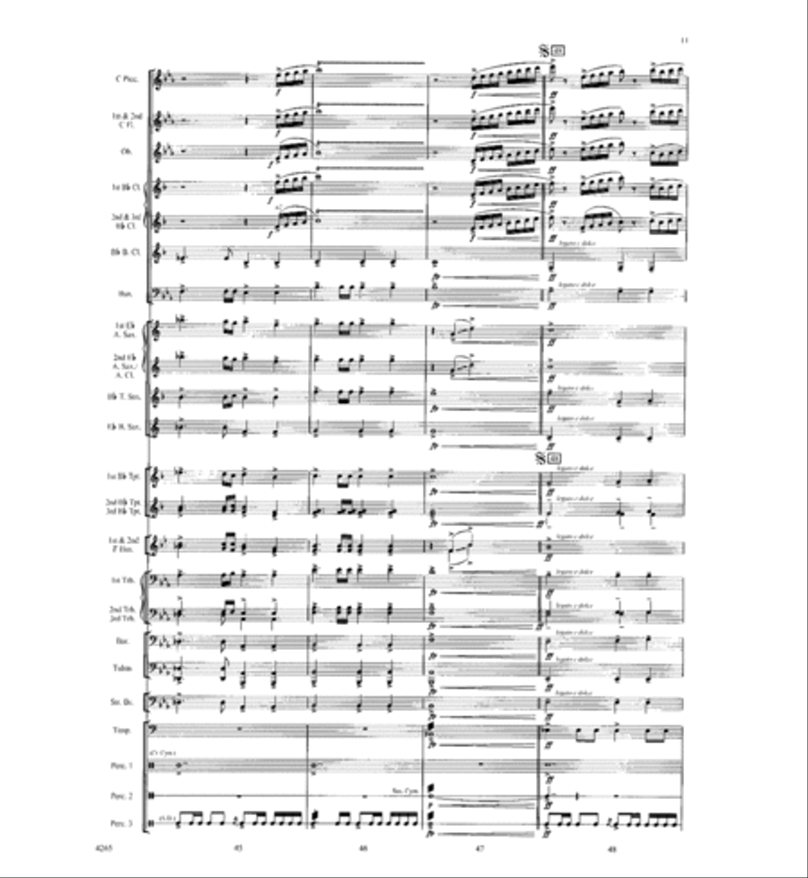 River of Life River of Life Concert Band scores gallery preview page 10
