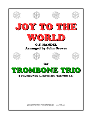 Book cover for Joy To The World - Trombone Trio