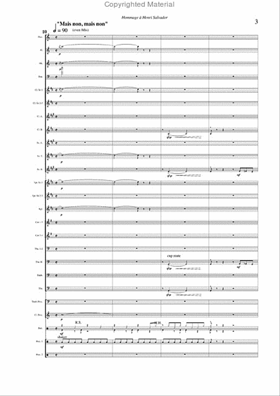 Salvador Medley Concert Band scores gallery preview page 2