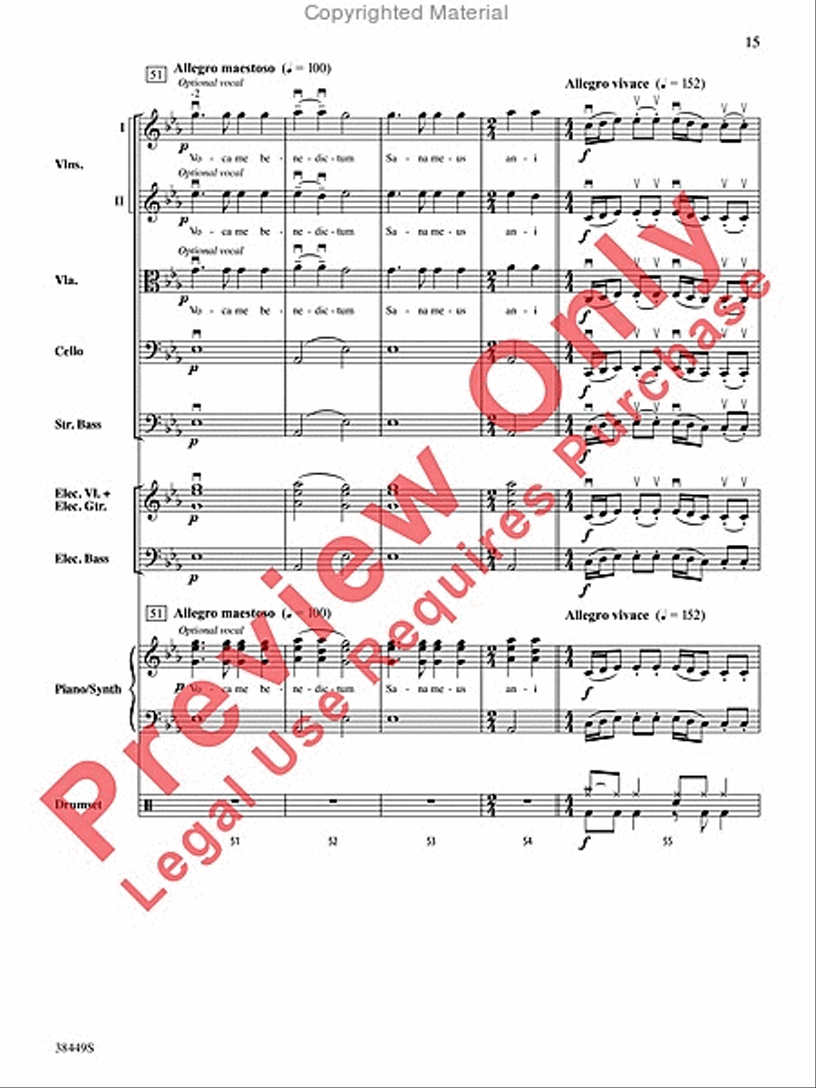Requiem (The Fifth) String Orchestra scores gallery preview page 16