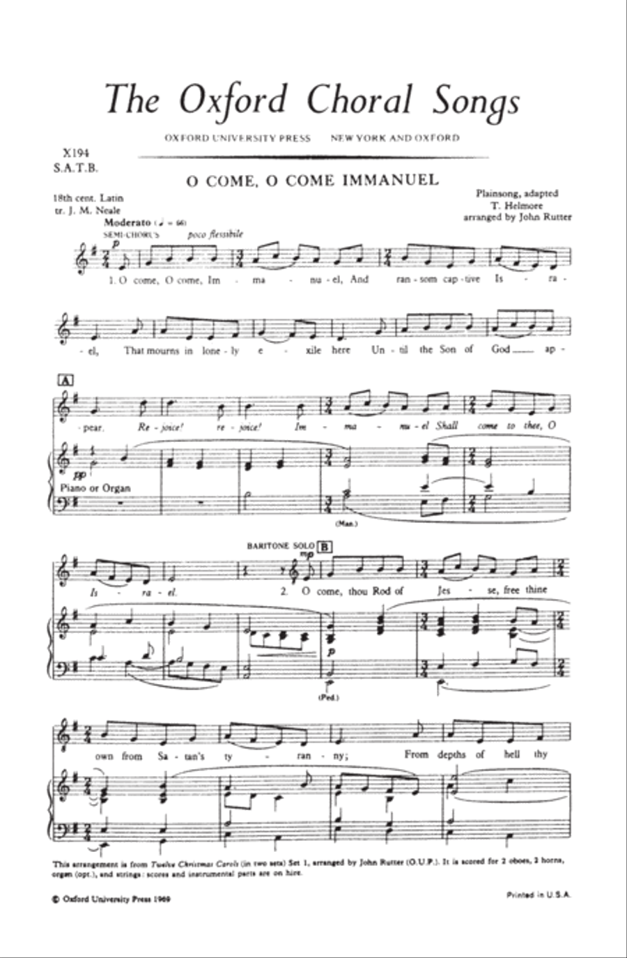 Book cover for O come, O come, Immanuel