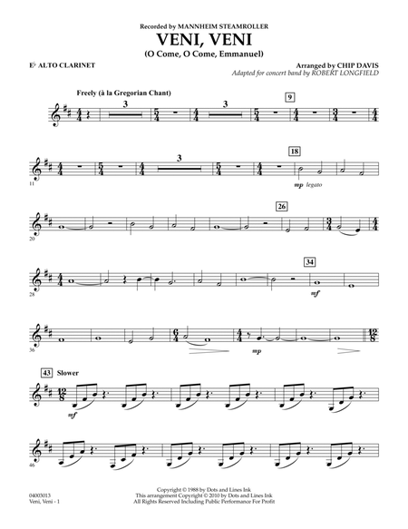 Veni, Veni (O Come, O Come Emmanuel) - Eb Alto Clarinet