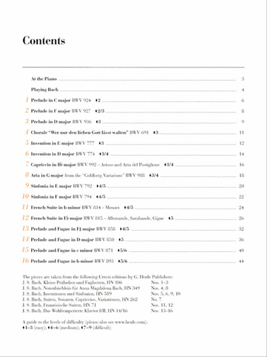 J.S. Bach: At the Piano Piano Solo scores gallery preview page 2