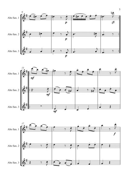Allegro - for Saxophone Trio image number null