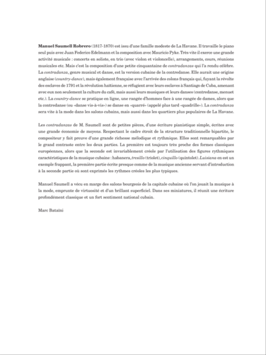Contradanzas cubanas Contradanzas cubanas Guitar Ensemble scores gallery preview page 3