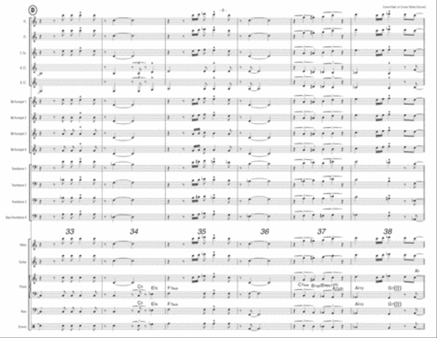 Come Rain Or Come Shine Large Ensemble scores gallery preview page 6