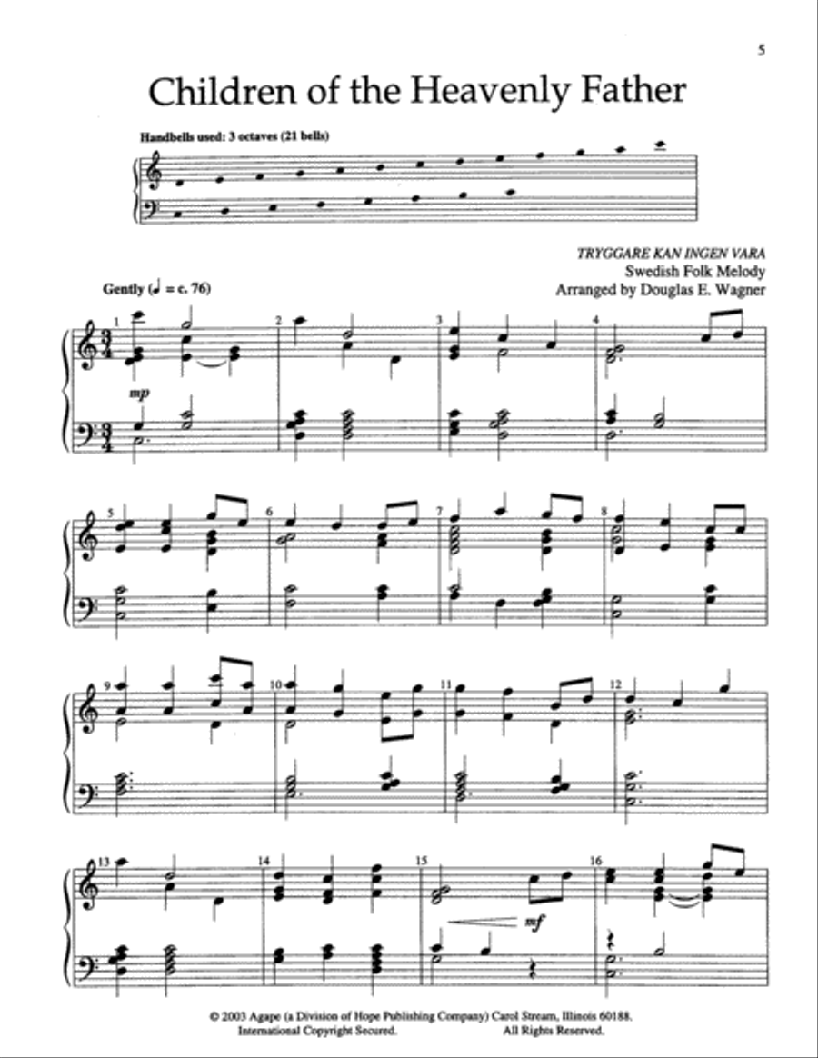 Hymns of Joy and Praise, Vol 1 3-Octaves scores gallery preview page 6