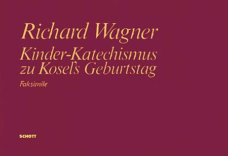Wagner Kinder-katechismus Book