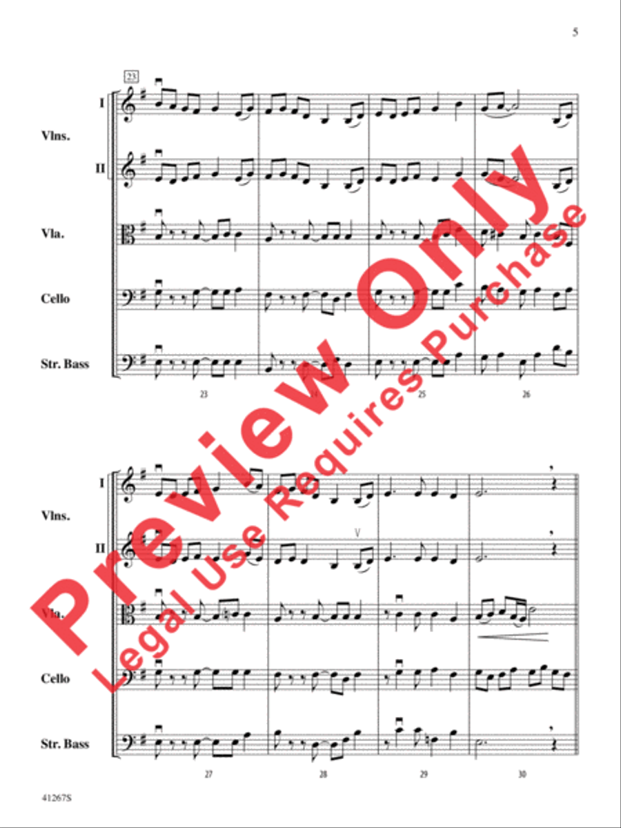 Paean Paean String Orchestra scores gallery preview page 6