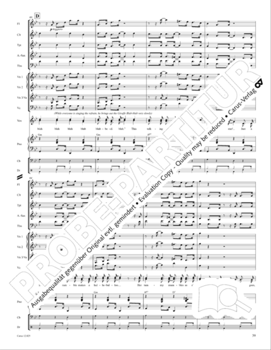 Circus Allegro Circus Allegro Choir scores gallery preview page 40