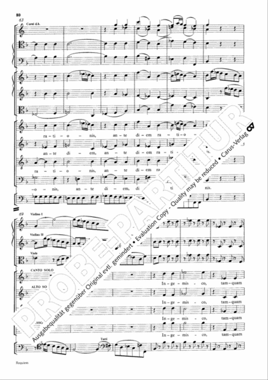 Requiem 4-Part scores gallery preview page 87