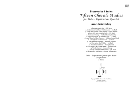 15 Chorale Studies for Tuba-Euphonium Quartet