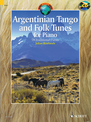 Book cover for Argentinian Tango and Folk Tunes for Piano