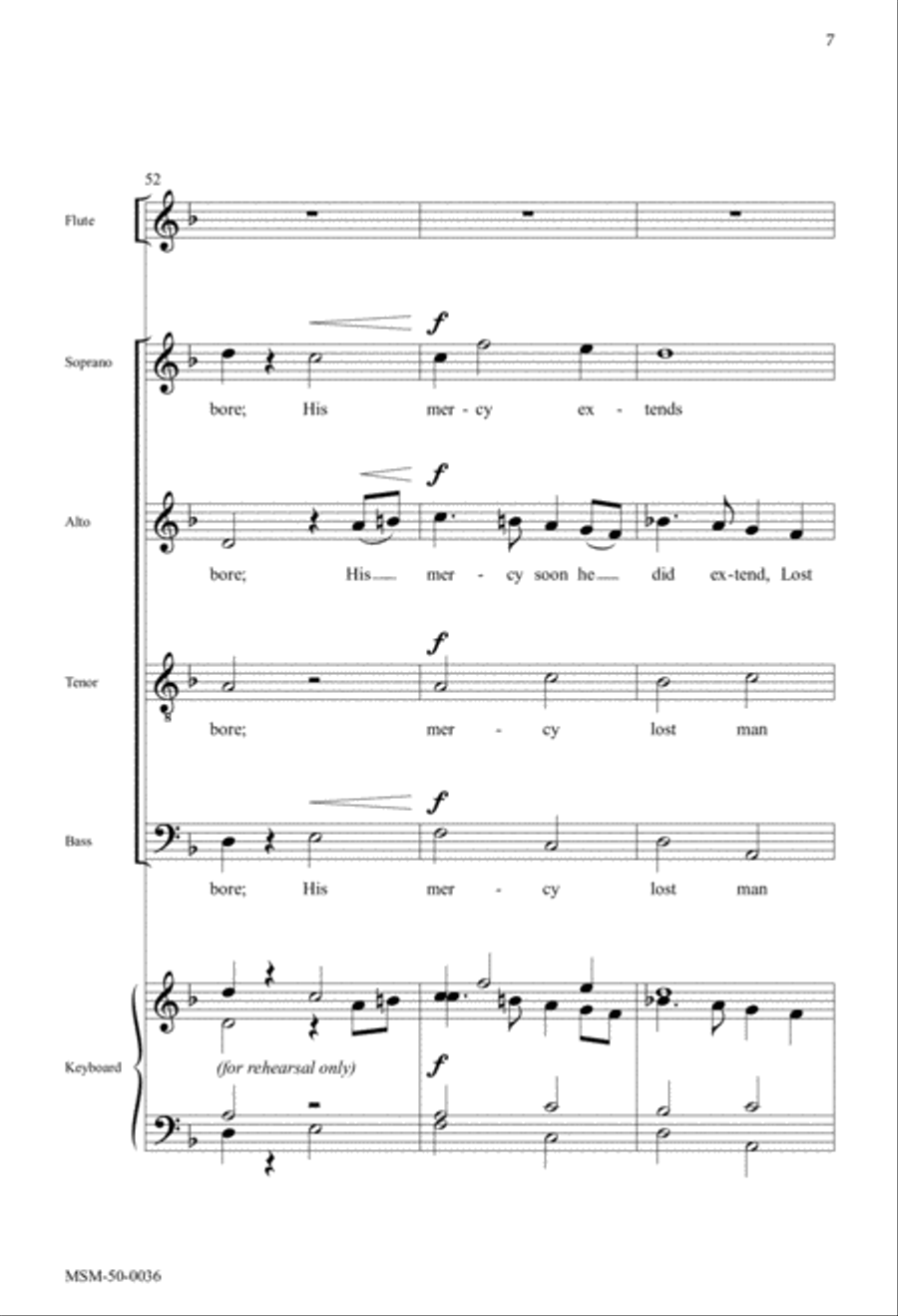 The Lord at First Did Adam Make 4-Part scores gallery preview page 6