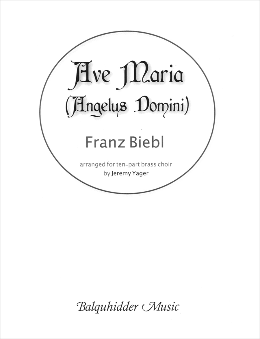 Ave Maria (Angelus Domini) Euphonium scores gallery preview page 1