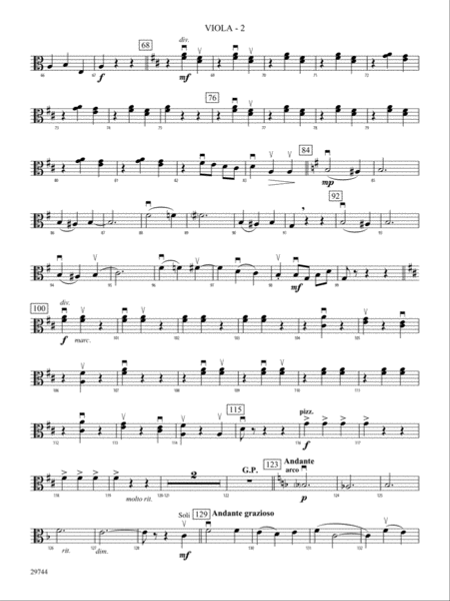 A Southwest Serenade: Viola String Orchestra scores gallery preview page 2