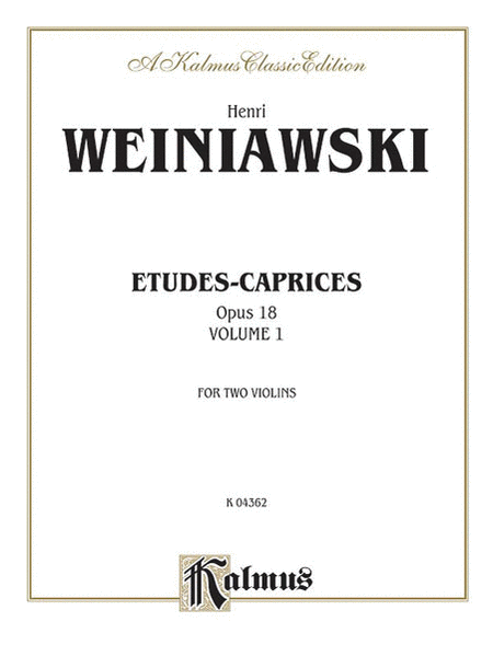 Etudes-Caprices, Op. 18, Volume I