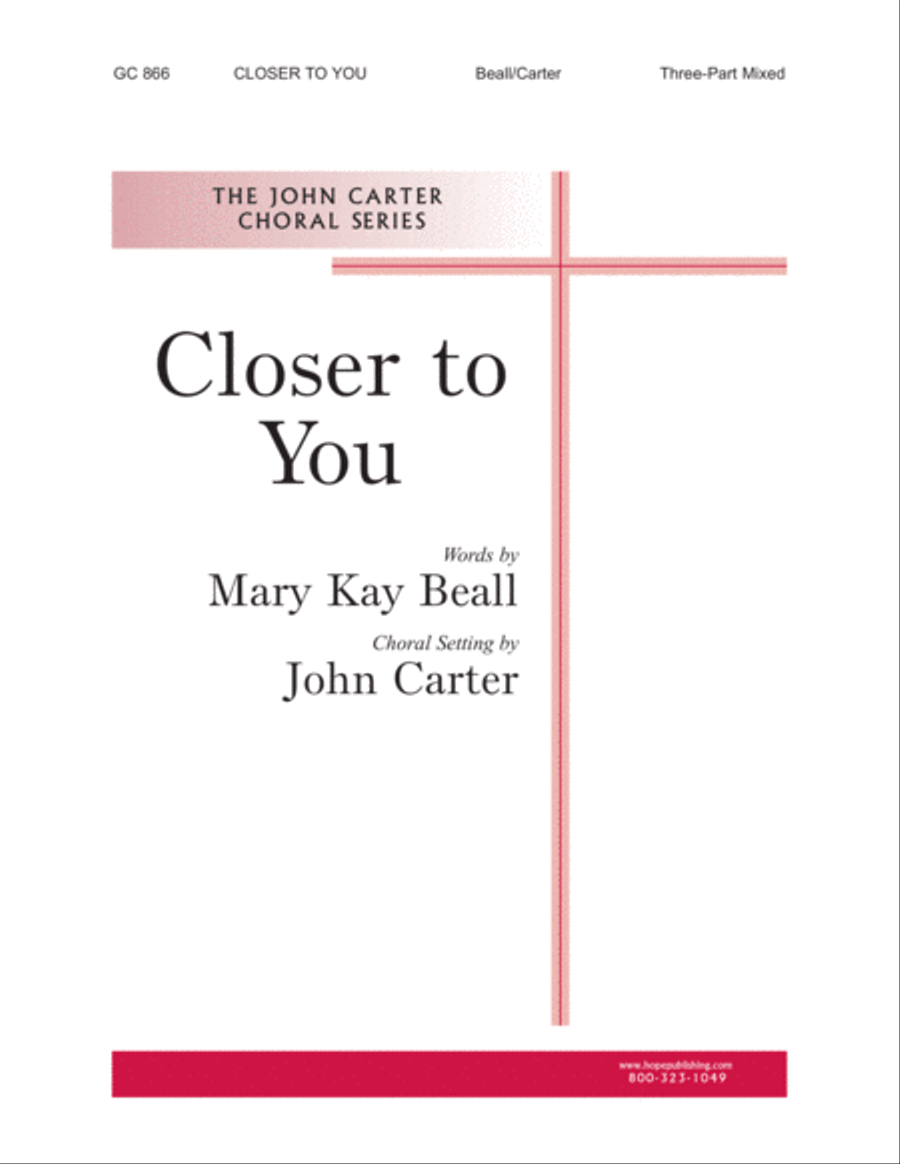 Closer to You 3-Part scores gallery preview page 1