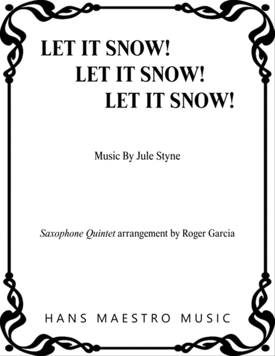 Let It Snow! Let It Snow! Let It Snow! Woodwind Quintet scores gallery preview page 2
