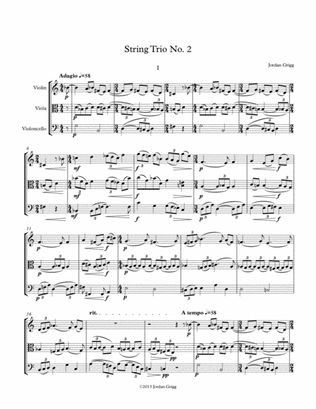Book cover for String Trio No.2