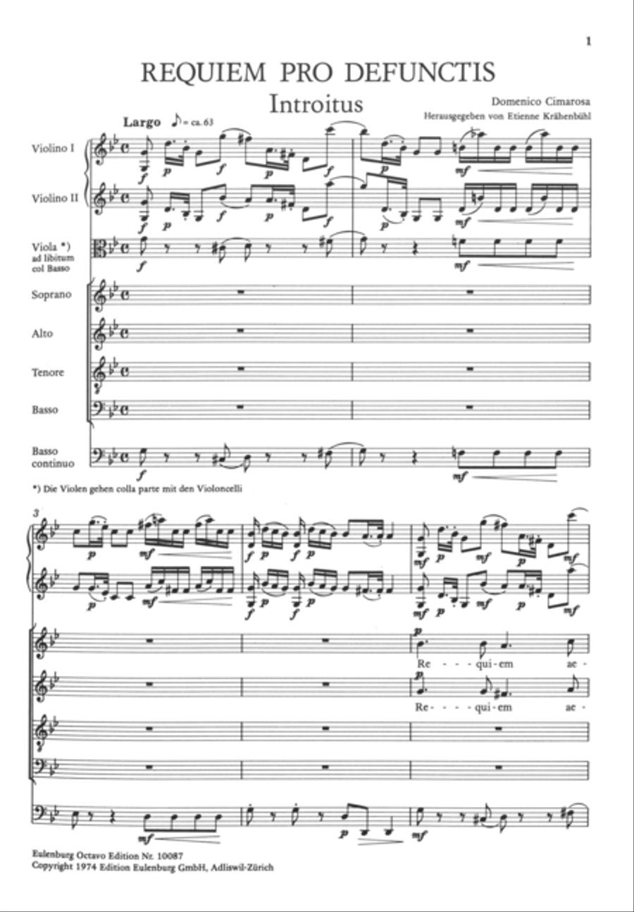 Requiem pro defunctis 4-Part scores gallery preview page 2