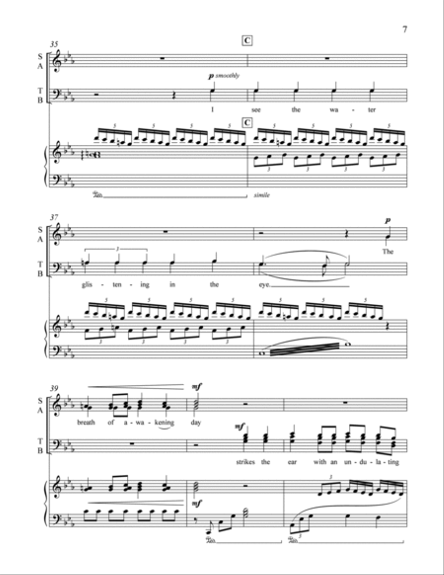 To Love This Earth 4-Part scores gallery preview page 6