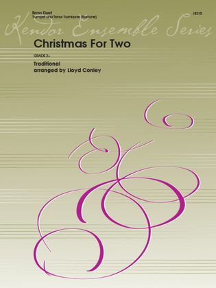 Book cover for Christmas For Two - Trumpet and Tenor Trombone Baritone