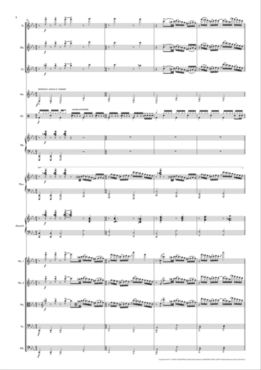 Succession Theme Large Ensemble scores gallery preview page 6