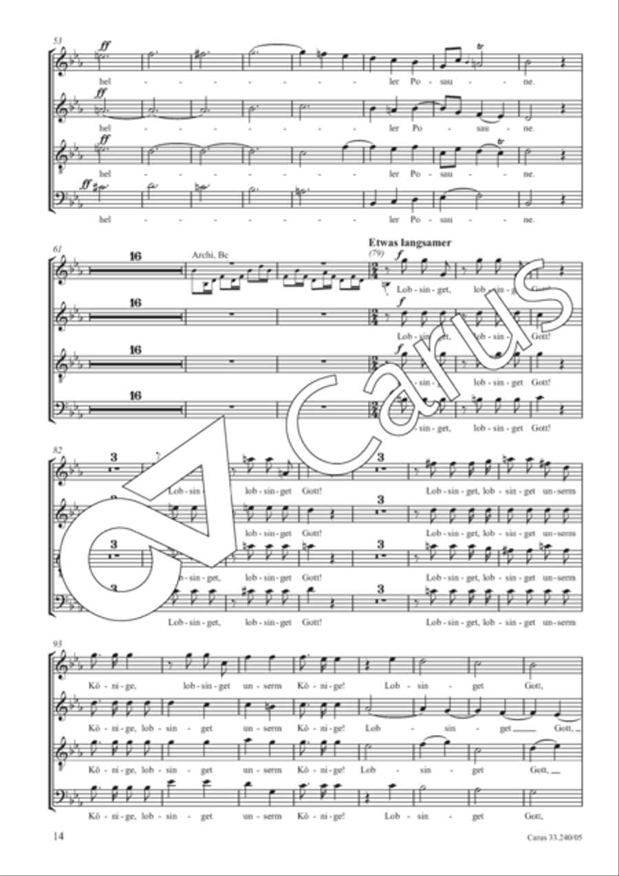 The Resurrection and Ascension of Jesus 4-Part scores gallery preview page 15