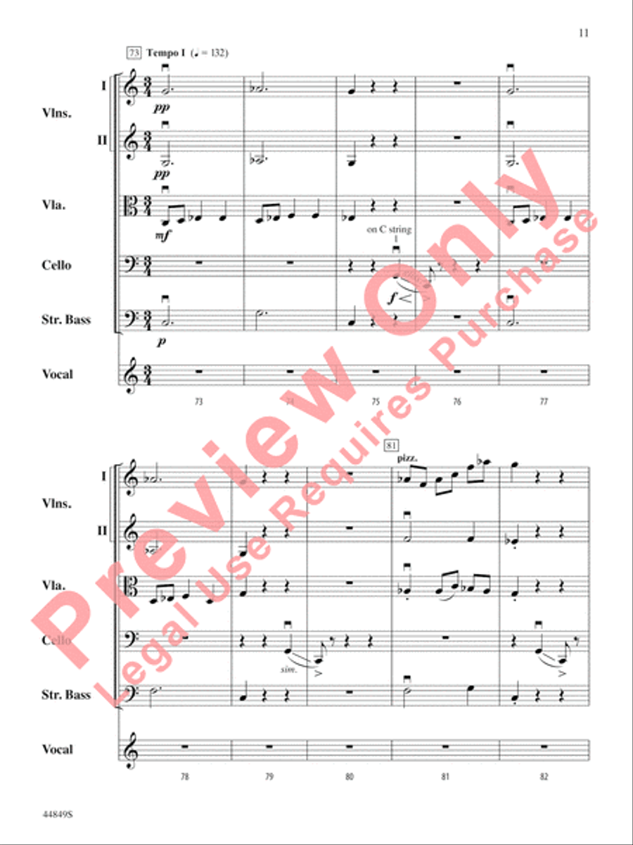 The Sound of a Sound String Orchestra scores gallery preview page 12