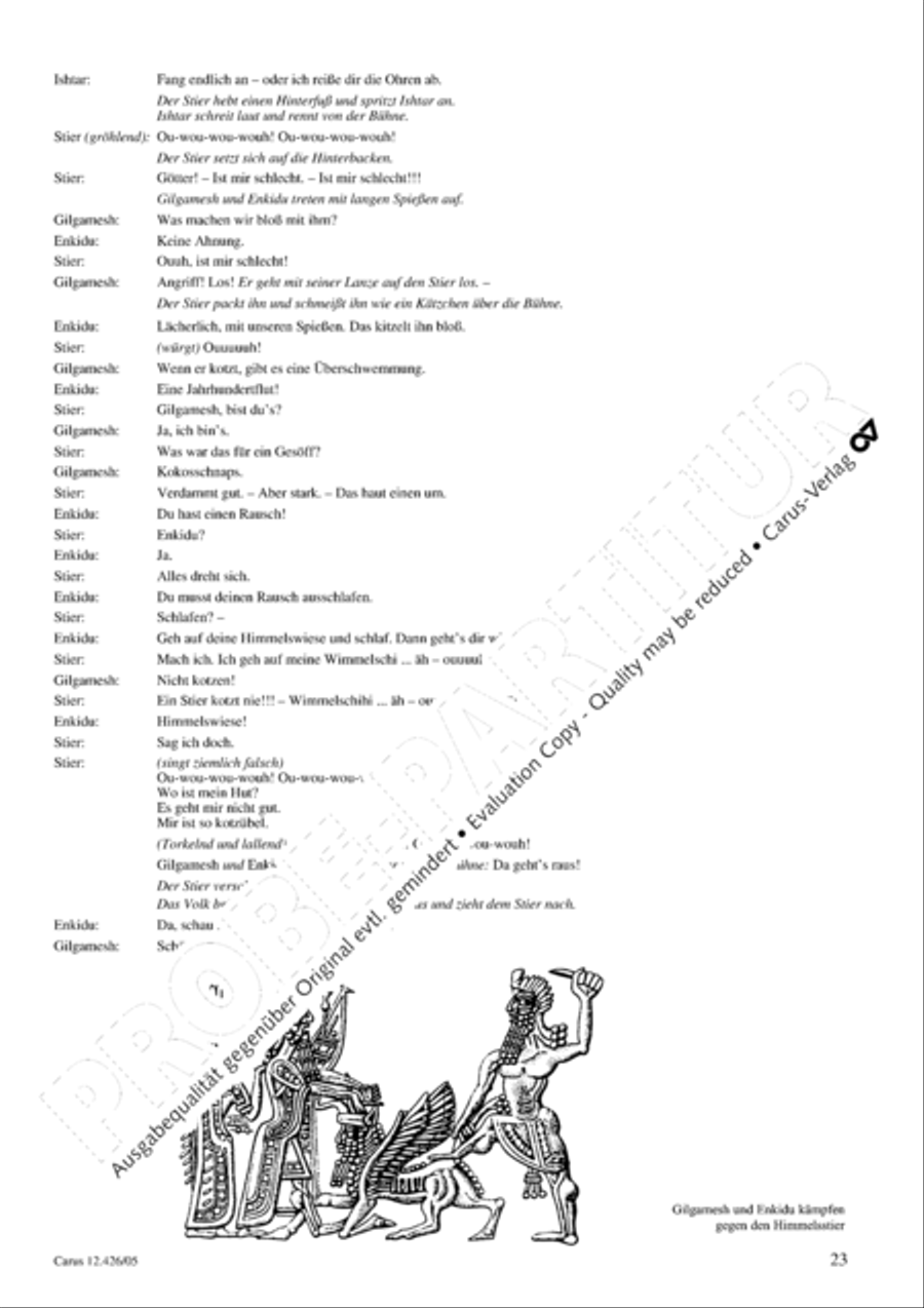 Gilgamesh - Konig von Uruk 3-Part scores gallery preview page 24
