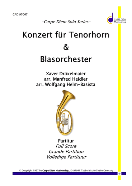Konzert fur Tenorhorn (Solo + Blasorchester) image number null