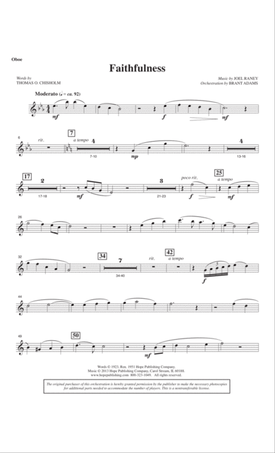 Faithfulness 4-Part scores gallery preview page 26