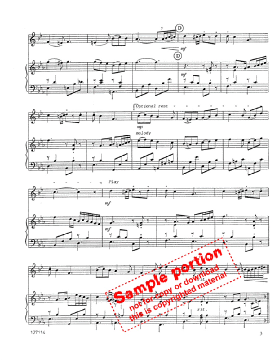He Included Me He Included Me Horn Solo scores gallery preview page 3
