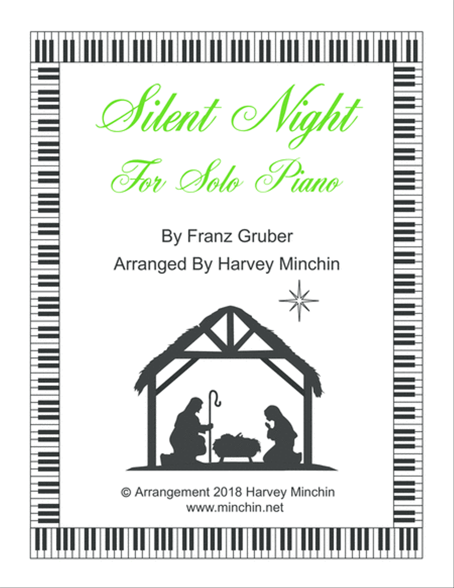 Silent Night for Solo Piano Easy Piano scores gallery preview page 1