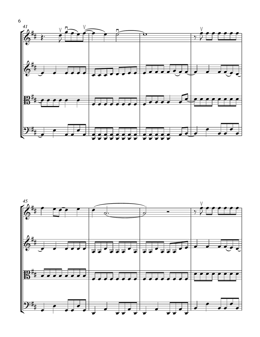 Everlong String Quartet scores gallery preview page 6