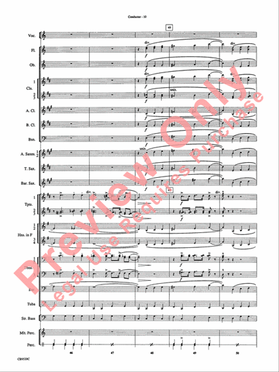 But Not for Me Concert Band scores gallery preview page 12