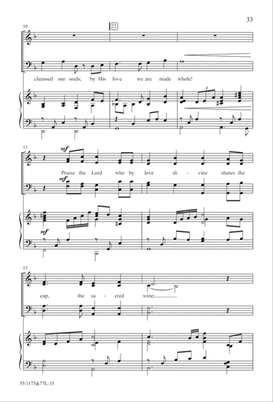 Behold the Lamb! 4-Part scores gallery preview page 34
