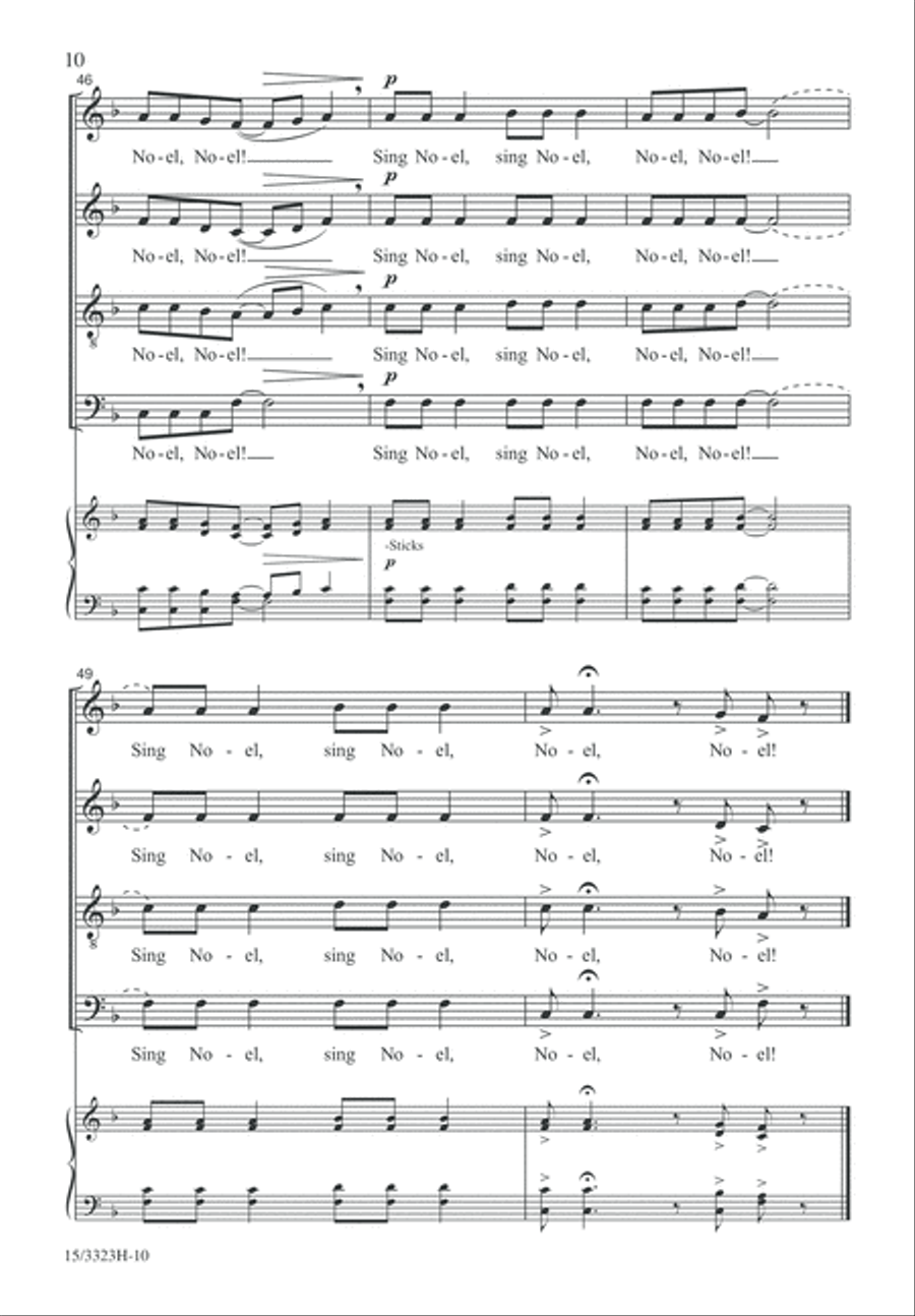 African Noel African Noel 4-Part scores gallery preview page 10