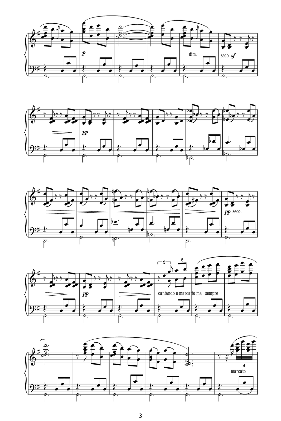 Rapsodia Cubana Rapsodia Cubana Piano Solo scores gallery preview page 3