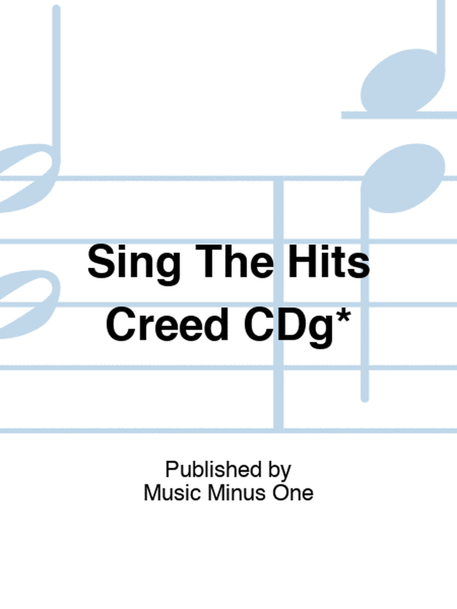 Sing The Hits Creed CDg*