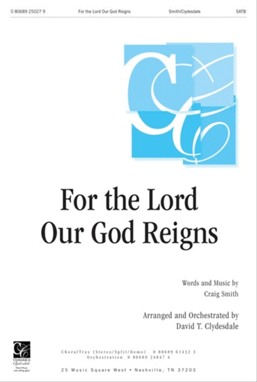 For The Lord Our God Reigns - CD ChoralTrax Choir scores gallery preview page 1