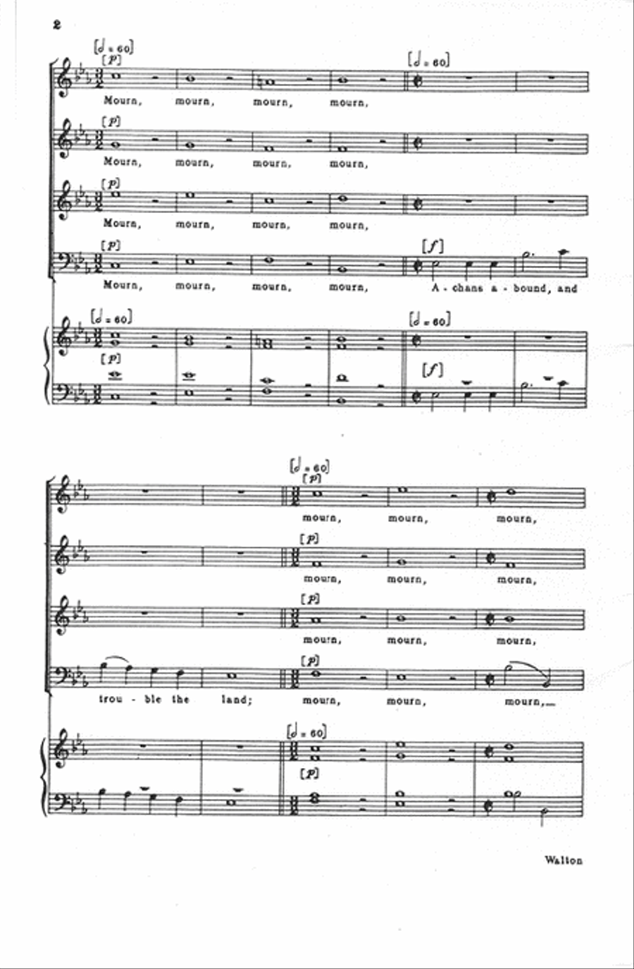 Be Glad Then America 4-Part scores gallery preview page 3