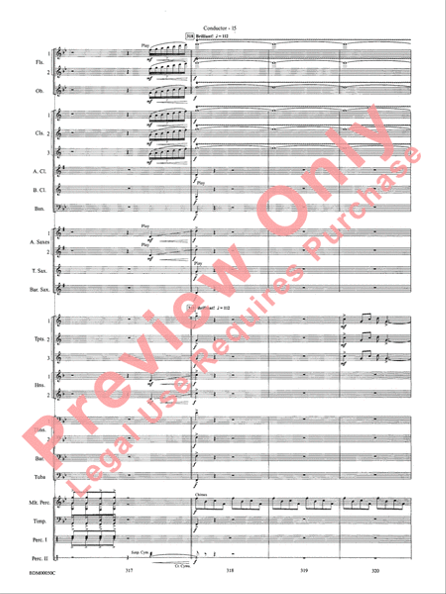 Christmas in the Round Christmas in the Round Concert Band scores gallery preview page 18