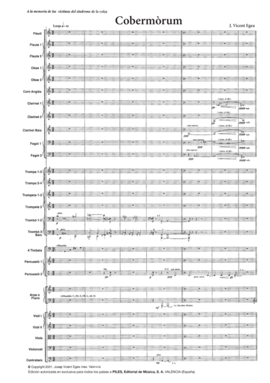 Cobermorum/ Full Score A-3 Orchestra scores gallery preview page 2