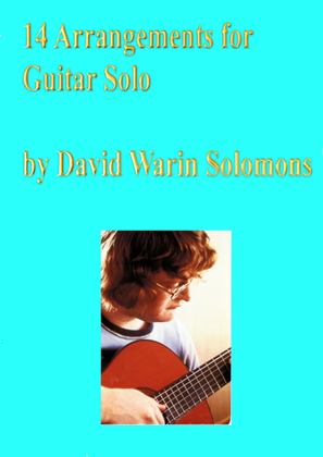 Book cover for 14 arrangements for guitar solo