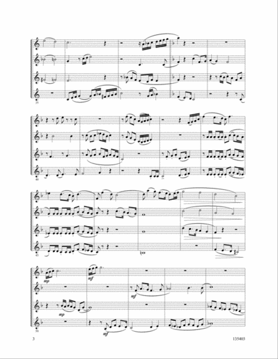 Fantasia on Joy To The World Trumpet scores gallery preview page 3