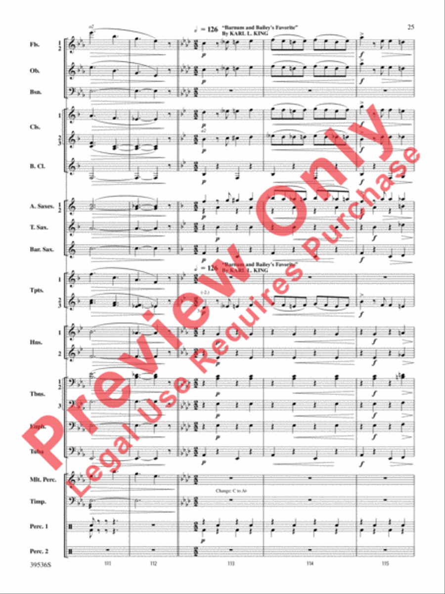 Screamers! Screamers! Concert Band scores gallery preview page 26