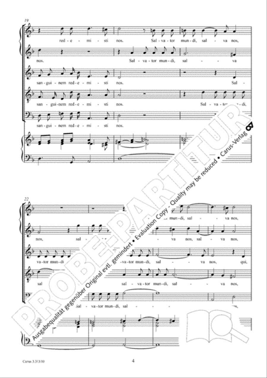 Salvator mundi SSATB scores gallery preview page 5