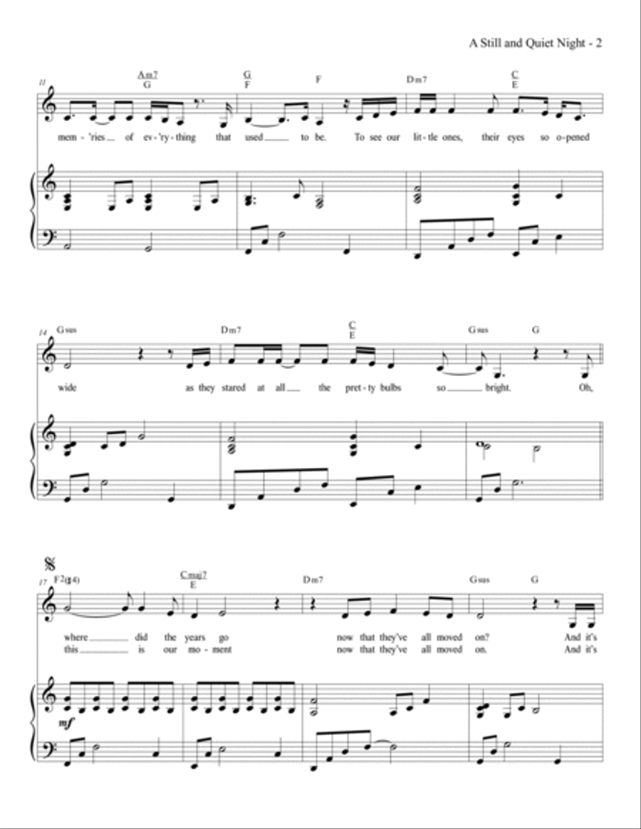 A Still and Quiet Night A Still and Quiet Night Alto Voice scores gallery preview page 2